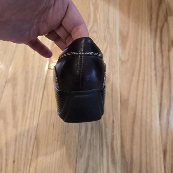 Naturalizer Women Leather Autra Wedge Shoes Size 9 - Picture 3 of 9